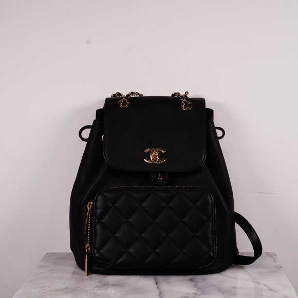 Chanel Caviar Business Affinity Backpack - Picture 2 of 8